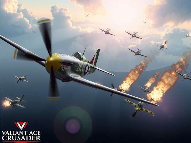 Intense Battle in Valiant Ace Crusader Valiant Ace Crusader Combat Scene