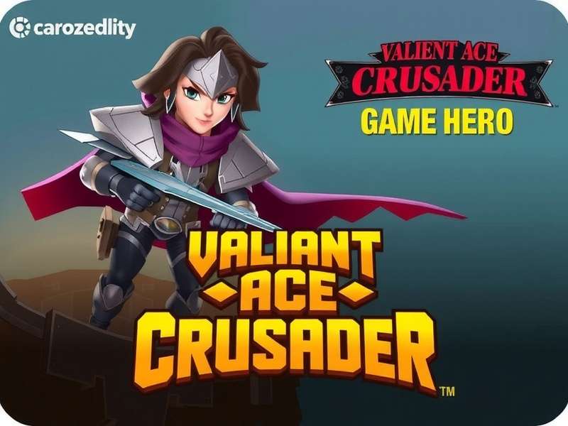 Valiant Ace Crusader Epic Battle Scene Valiant Ace Crusader Game Hero Image
